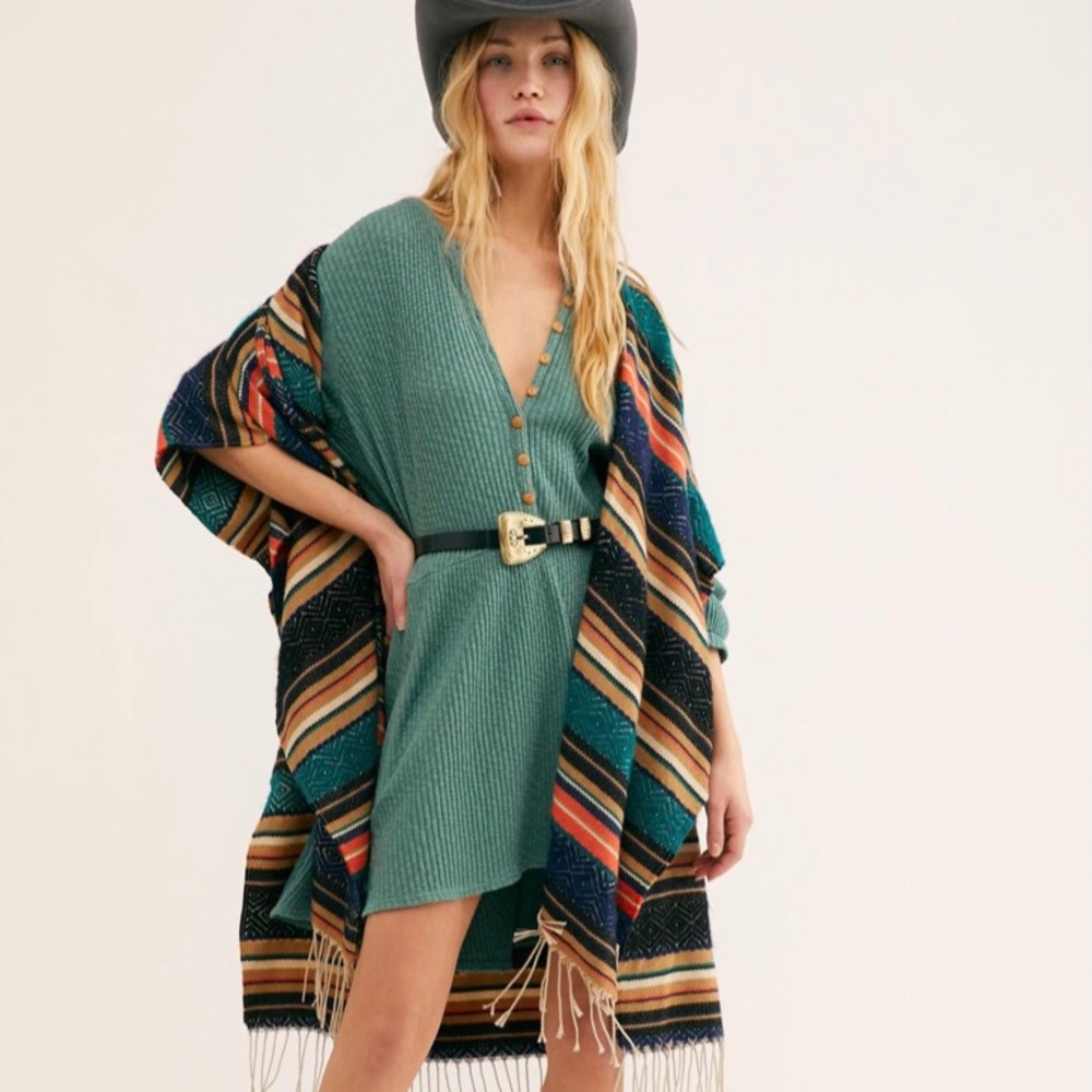 Free people Blossom Button Up Shirt Dress Medium